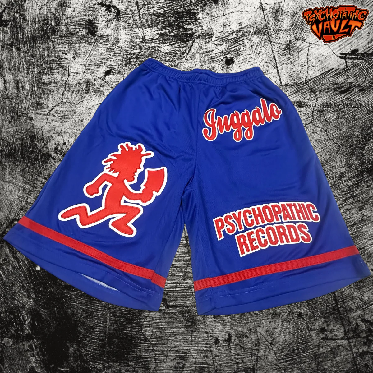 Blue/Red Juggalo Basketball Shorts
